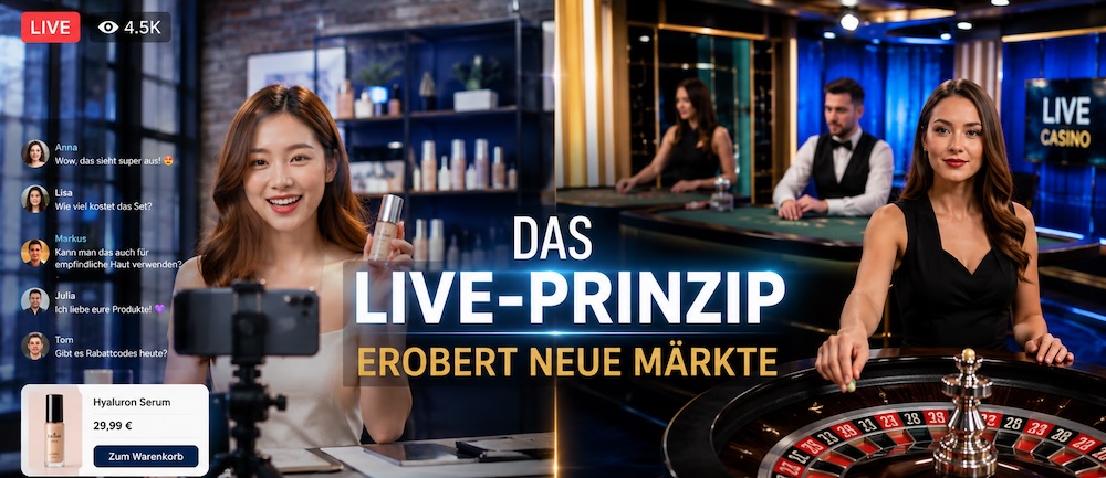 Wie sich das Live-Prinzip ausbreitet 