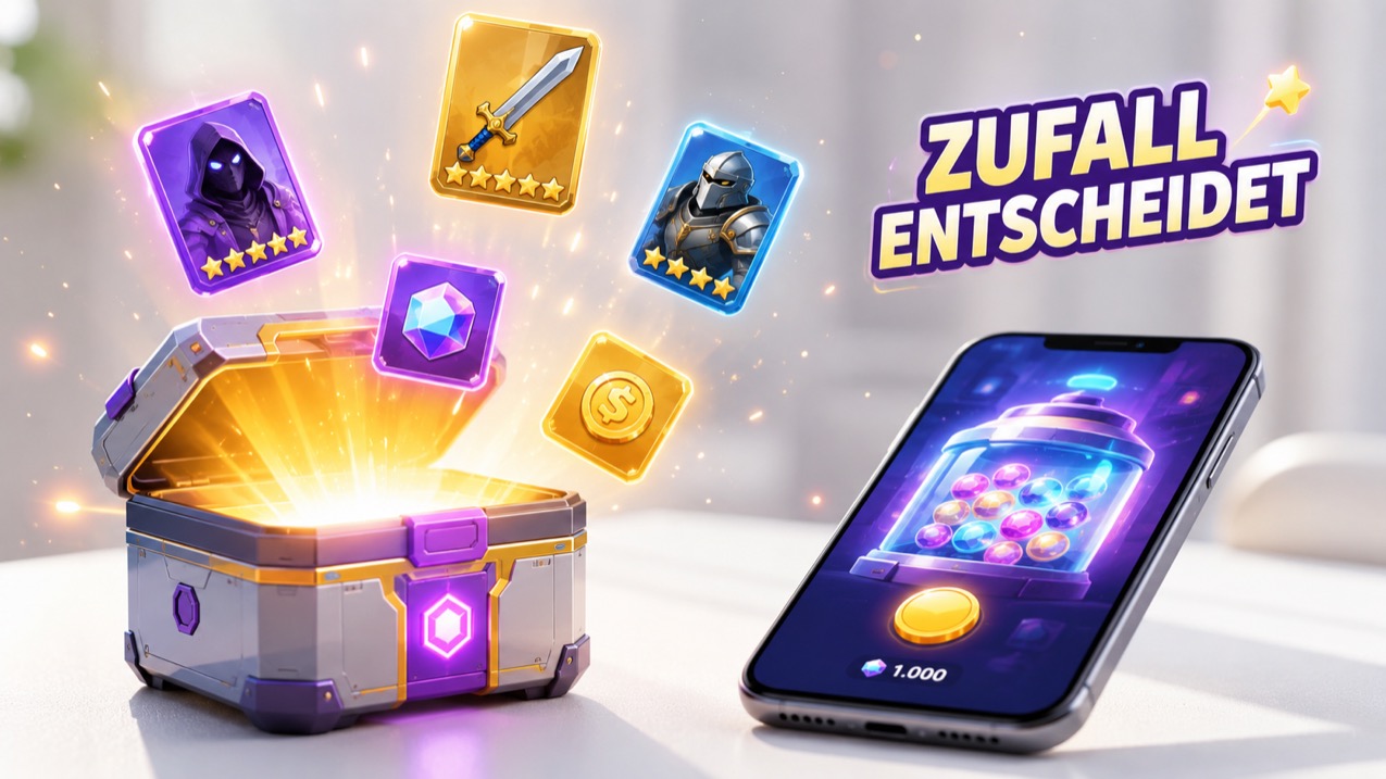 Lootboxen und Gacha-Mechaniken als Glücksspiel-Elemente