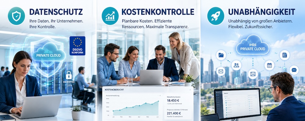 Warum Unternehmen private Cloud-Lösungen wollen