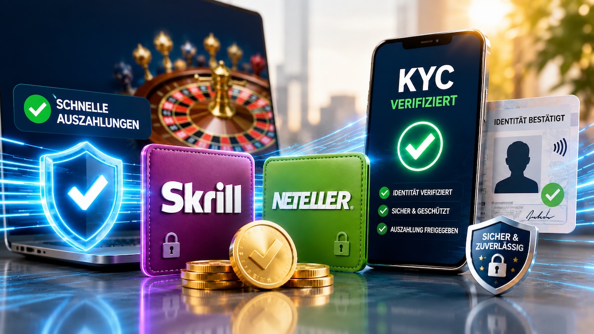 Sofortauszahlung im Casino: Skrill, Neteller und KYC richtig einordnen