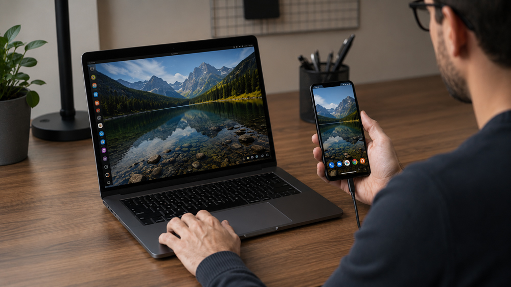Smartphone vom Linux-PC aus steuern: So nutzt du scrcpy richtig