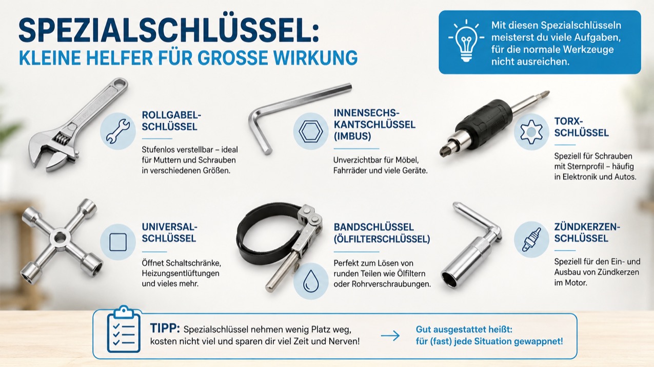 Spezialschlüssel: Kleine Helfer für große Wirkung