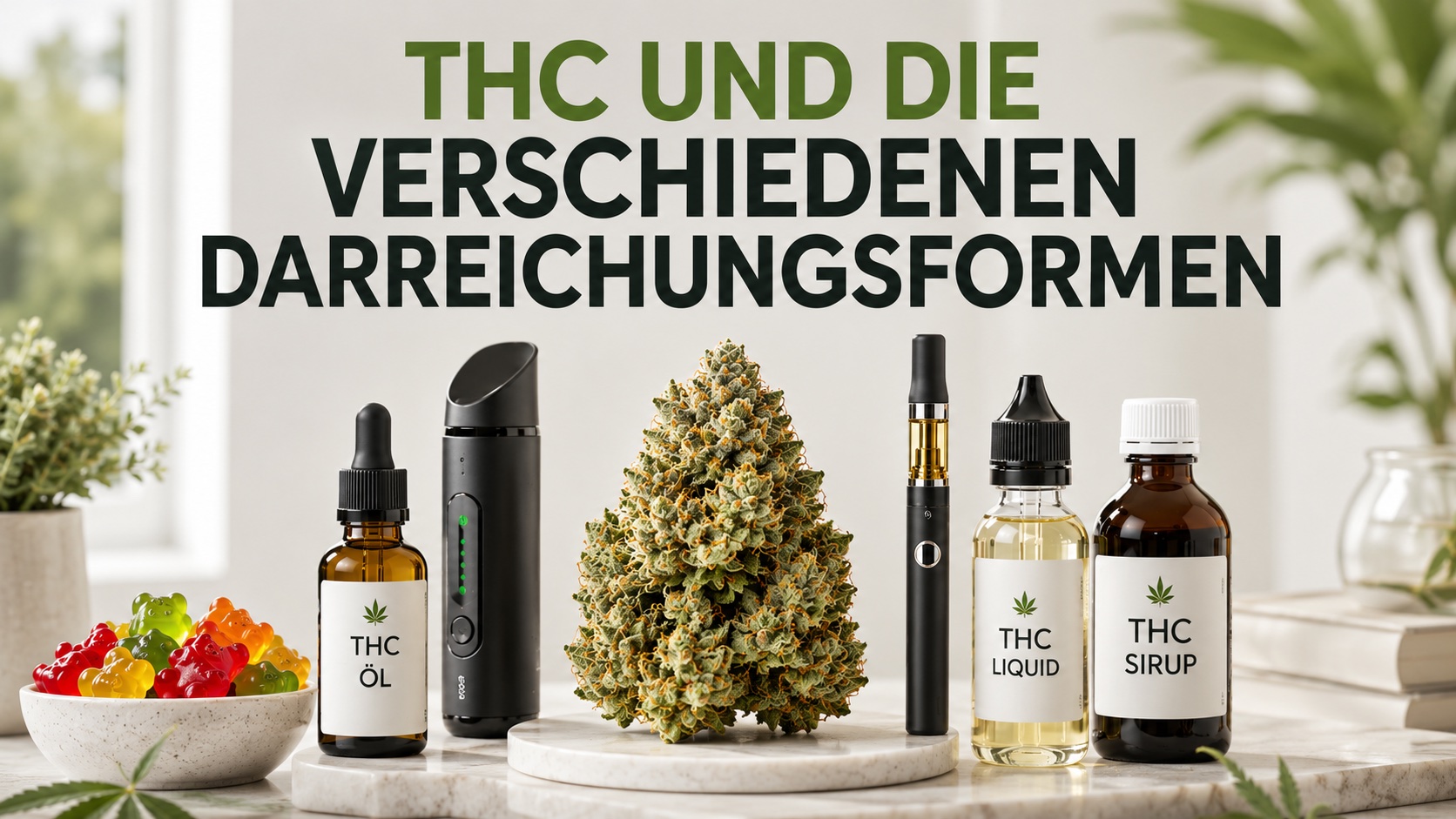 THC und die verschiedenen Darreichungsformen – was gibt es wirklich?