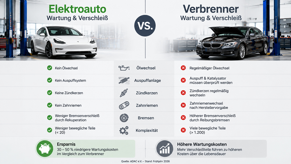 Wartung und Verschleiß: Der unterschätzte Pluspunkt