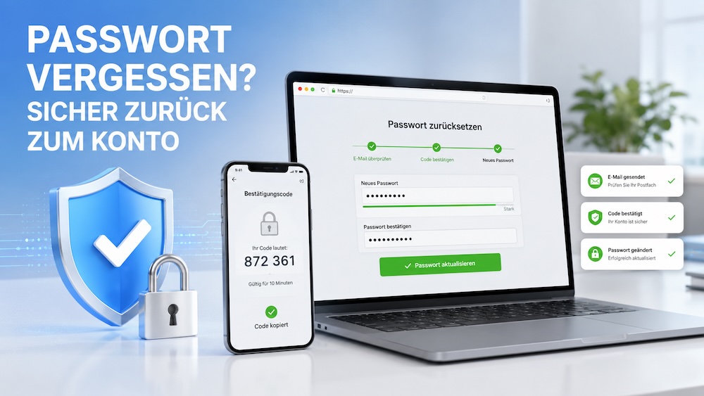 Die Wiederherstellung des Passworts für ein Online-Casino-Konto folgt diesem sicheren Ablauf