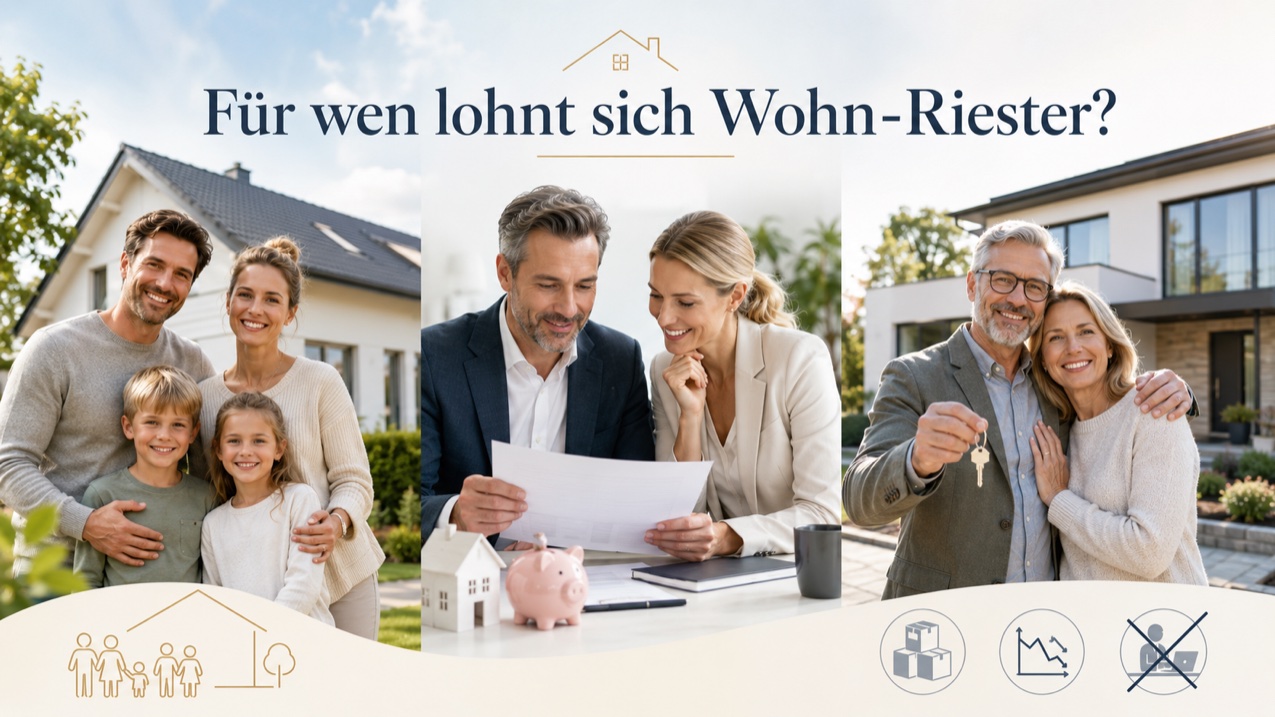 Zielgruppen, die von Wohn-Riester wirklich profitieren