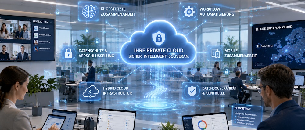Die Zukunft der Zusammenarbeit in der Private Cloud