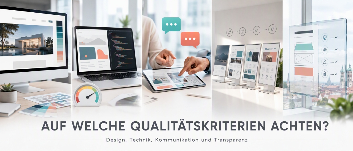 Webdesign in Augsburg beauftragen: Auf welche Qualitätskriterien sollten Augsburger Unternehmen achten?