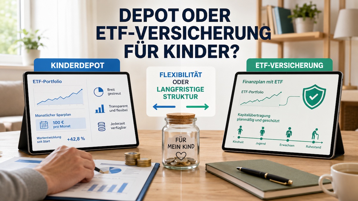 Depot oder Versicherung für Kinder – welche Geldanlage ist 2026 besser?