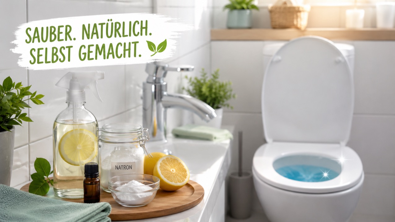 DIY-Reinigungsmittel für Bad und WC