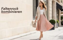 Faltenrock kombinieren: Die schönsten Outfit-Ideen für Büro und Freizeit