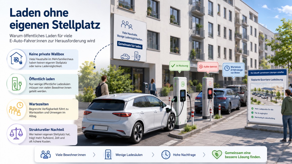Laden ohne eigenen Stellplatz bleibt schwierig