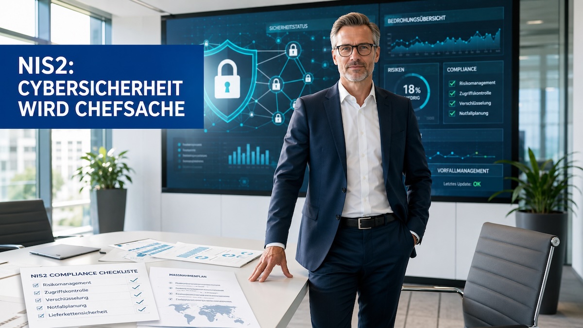 Das neue NIS2-Gesetz: Was Führungskräfte jetzt über Haftungsrisiken wissen müssen