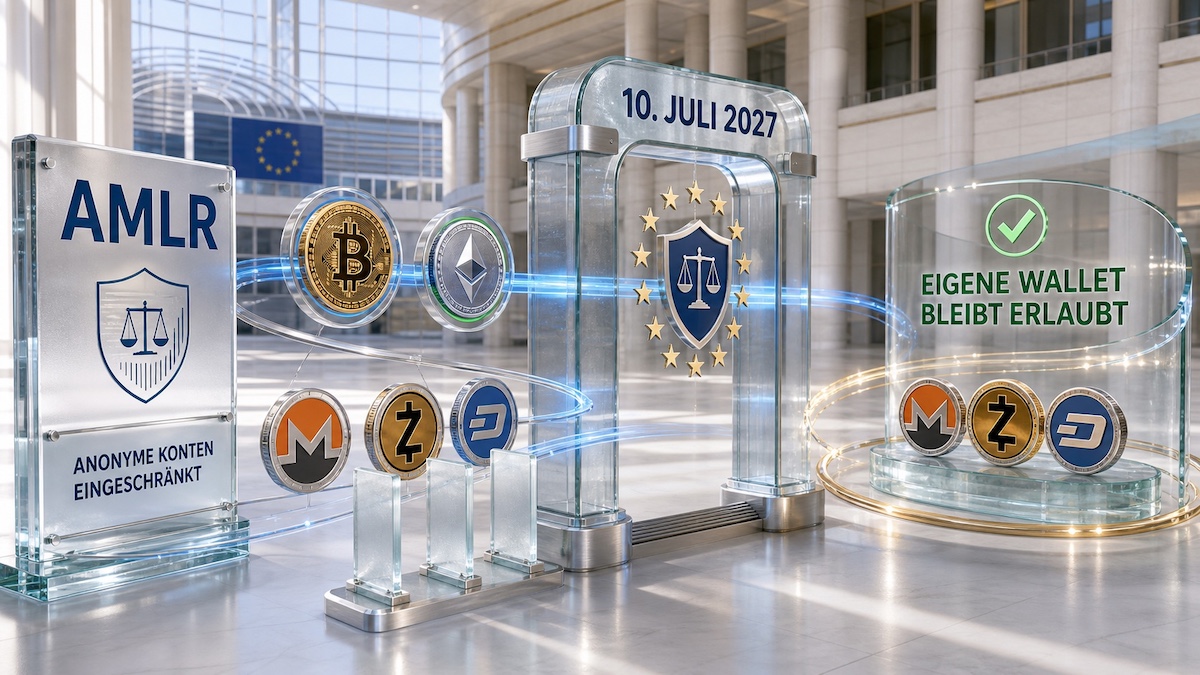 EU-Geldwäscheverordnung 2027: Was mit anonymen Krypto-Konten passiert