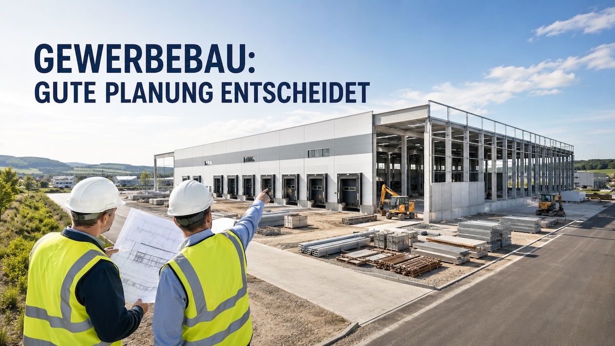Planbar bauen statt endlos warten: Der Weg zur fertigen Logistikhalle