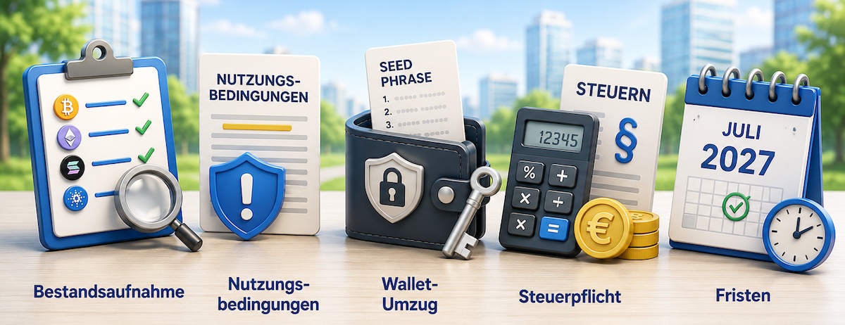 Prüfliste bis Juli 2027