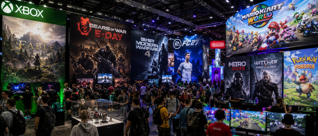 Wichtige Spiele und Aussteller