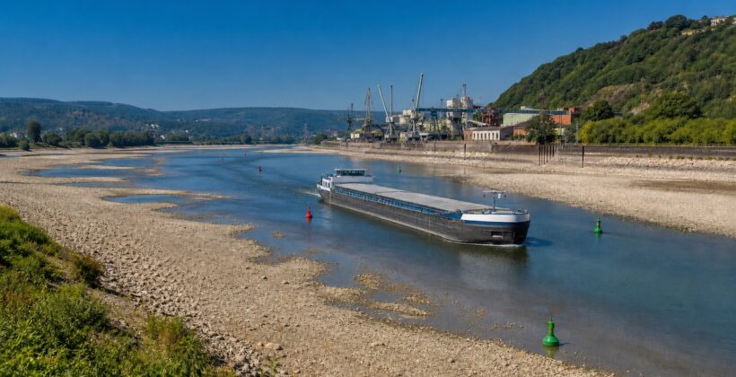 Fluss ohne Wasser: Die Zukunft des Rheins