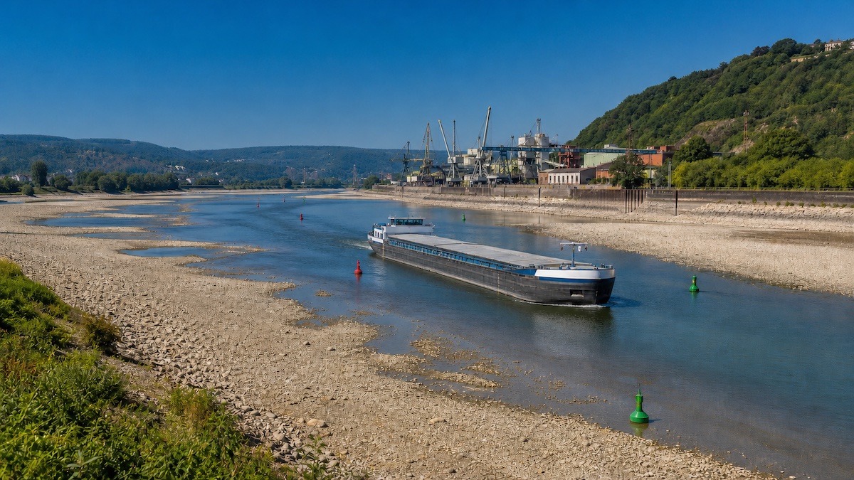 Fluss ohne Wasser: Die Zukunft des Rheins