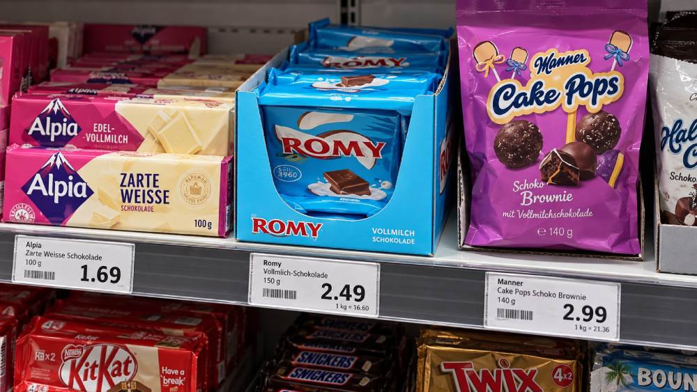 Romy-Schokolade wird kleiner