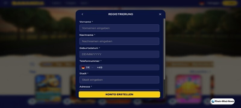 Im 200% Bonus Casino registrieren