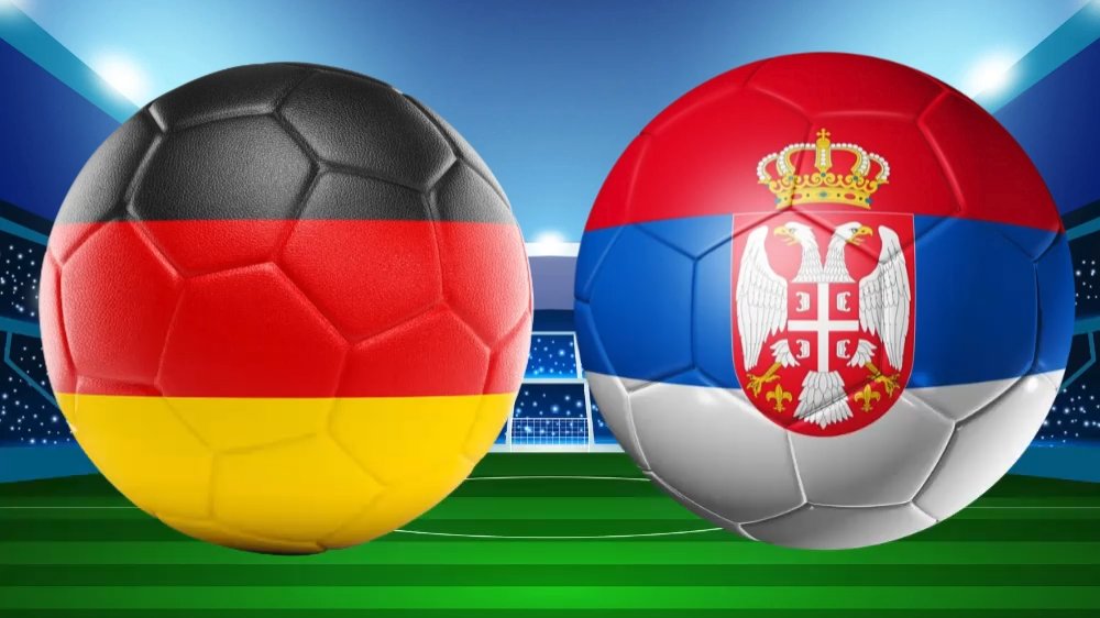 Deutschland gegen Serbien in der Allianz Arena München