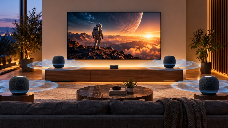 HomePods als Surround-System
