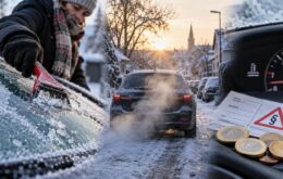 Scheiben enteisen und Motor warmlaufen lassen: Was kostet es?