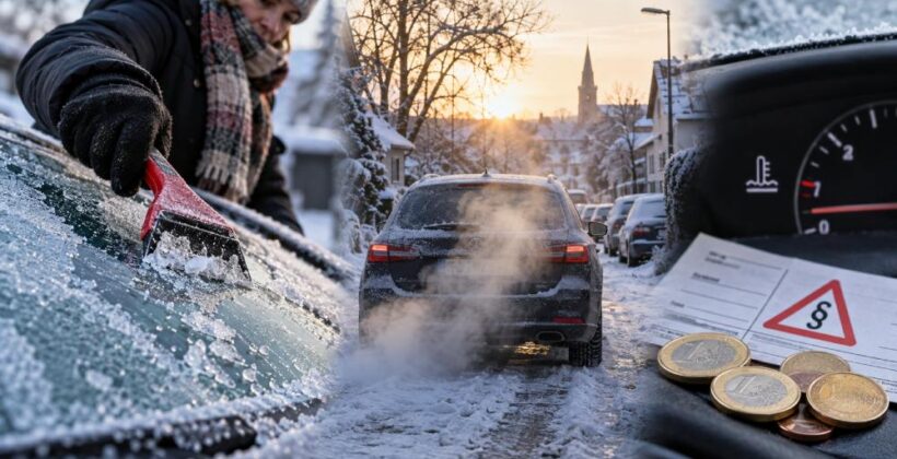 Scheiben enteisen und Motor warmlaufen lassen: Was kostet es?